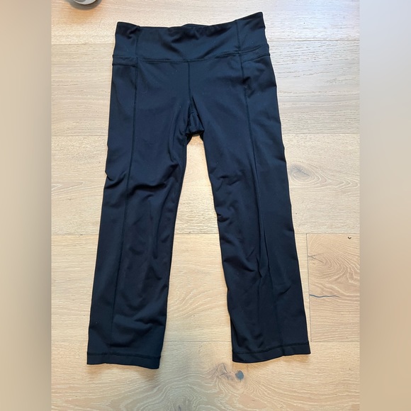 Athleta Pants - Athleta Straight Up Crop Leggings black large style 983309